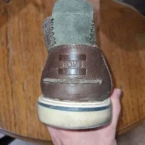 Toms Men Chukka Boot Canvas Leather Brown Lace Up Navi Boot - Water Resistant Topaz Brown | TOMS main image 4